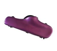 Saxophone sac de transport Étui for saxophone mi bémol en fibre de verre, plastique renforcé fibres, ABS, toutes couleurs(Light yellow)