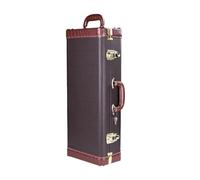 Saxophone sac de transport Sac à dos for saxophone alto en mi bémol et si ténor, valise spéciale for instrument de musique, sacoche avec boîte rigide d'accompagnement(Tenor Brown)