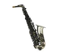 Saxophone Saxophone Alto De Qualité Professionnelle | Corps noir mat avec touches plaquées argent
