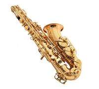 Saxophone Saxophone Alto Mi Bémol Standard Professionnel | Offre une excellente résonance et une qualité sonore riche.(Gold)
