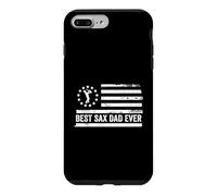 Saxophone Saxophone Musicien Drapeau Américain Patriotique Rétro Coque pour iPhone 7 Plus/8 Plus
