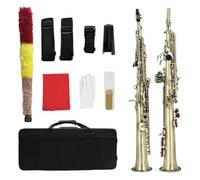 Saxophone Saxophone Soprano Droit Antique En Sib | Timbre sans effort, facile à maîtriser, stable et concentré.
