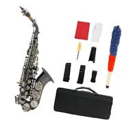 Saxophone Saxophone Soprano Si Bémol Manche Courbé | Construction durable et résonnante pour une qualité sonore riche.
