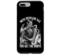 Saxophone Saxophoniste Mess with Sax Get Horns Devil Music Coque pour iPhone 7 Plus/8 Plus