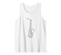 Saxophone Saxophoniste Musique Jazz Débardeur