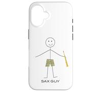 Saxophone Soprano pour Homme, Musicien Coque pour iPhone 16