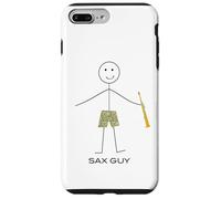 Saxophone Soprano pour Homme, Musicien Coque pour iPhone 7 Plus/8 Plus