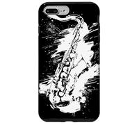 Saxophone Streetart Jazz Music Coque pour iPhone 7 Plus/8 Plus