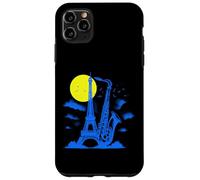 Saxophone Tour Eiffel - Vintage Jazz Music Paris Lover Coque pour iPhone 11 Pro Max