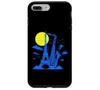 Saxophone Tour Eiffel - Vintage Jazz Music Paris Lover Coque pour iPhone 7 Plus/8 Plus
