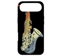 Saxophone Vintage Graphic Marching Band Coque pour iPhone Air
