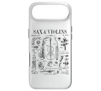 Saxophone Violon Saxophoniste Violoniste Drôle Vintage Brevet Coque pour iPhone Air