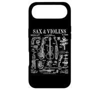 Saxophone Violon Saxophoniste Violoniste Drôle Vintage Brevet Coque pour iPhone Air