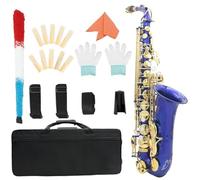 Saxophones Altos Saxophone Alto En Mi Bémol Coloris Bleu Et Or Étui Accessoires Inclus(3/4)