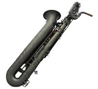 Saxophones Altos Saxophone Baryton Noir Mat Nickelé Étui Blanc