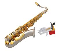 Saxophones Altos Saxophone Ténor En Si Bémol Avec Étui Finition Nickel Satiné Soprano Fa