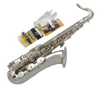 Saxophones Altos Saxophone Ténor En Si Bémol Plaqué Argent Nickelé Extra