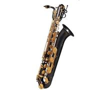 Saxophones pour débutants Saxophone euphonium à clé en or noir ton mi bémol corps en laiton
