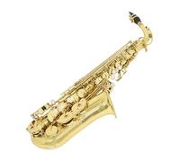 Saxophones pour les mélomanes Saxophone alto mi bémol professionnel laqué or
