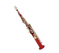 Saxophones pour les mélomanes Saxophone soprano droit en si bémol en laiton professionnel(S82)