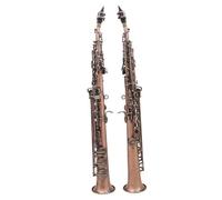 Saxophones pour les mélomanes Saxophone soprano droit en si bémol instrument à corps en laiton