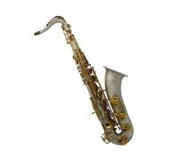 Saxophones pour les mélomanes Saxophone ténor plaqué argent avec clé en or