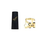 Saxophones VANDOREN LIGATURE M/O V16 EBONITE BARYTON FINITION OR ET COUVRE BEC PLASTIQUE - LC590DP Ligature saxophone Baryton