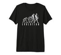 Saxophonist Evolution Saxophone drôle Musicien Musicien T-Shirt Haut de Gamme