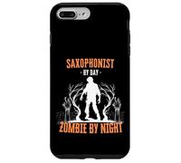 Saxophonist par Day Zombie Night Halloween Saxophone Player Coque pour iPhone 7 Plus/8 Plus