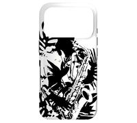 Saxophoniste Cartoon Look Quatuors de Saxophones Coque pour iPhone 17 Pro