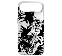 Saxophoniste Cartoon Look Quatuors de Saxophones Coque pour iPhone Air