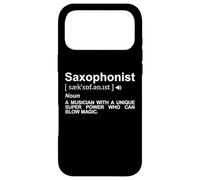 Saxophoniste Dictionnaire Saxophoniste Instrument à Vent Coque pour iPhone 17 Pro Max