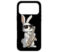 Saxophoniste Saxophoniste Lapin de Pâques Lapin Coque pour iPhone 17 Pro Max