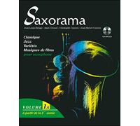 Saxorama Volume 1 + CD - Delage - Hit Diffusion - Livre CD - Partition CD