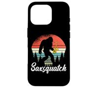 Saxsquatch - Bigfoot Playing Saxophone Sax Pun Gifts Coque pour iPhone 16 Pro