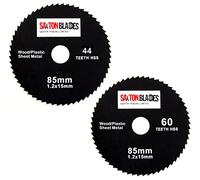 Saxton 85 mm HSS lame de scie circulaire Pack A Worx Worxsaw Bosch Makita Ryobi etc