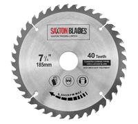 Saxton Lame de scie circulaire TCT 185 mm x 30 mm x 40 dents pour TS55 Festool Bosch Makita Dewalt