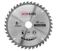 Saxton Lame de scie circulaire TCT - 210 mm x 30 x 40 t pour Festool Bosch, Makita, etc.