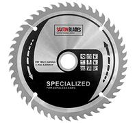 Saxton Lame fine de scie circulaire 165 mm/48 dents TCT pour scies sans fil Dewalt, Makita, Ryobi, Bosch