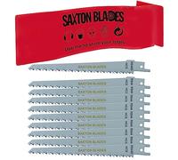 Saxton Lot de 10 lames de scie Sabre Longueur 150 mm-Lames pour bois R644D Bosch Makita, etc.