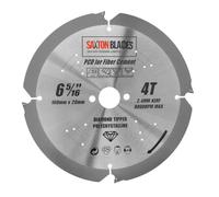 Saxton PCD lame de scie circulaire, 160 mm x 4 dents x 20 mm alésage, Polycrystalline Diamond Tipped Fibre Cement Board, Hard Materials