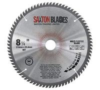 Saxton TCT TCT21080TTCG254B Lame de scie circulaire en aluminium laminé 210 mm x 80 dents x 25,4 mm alésage