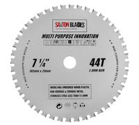 Saxton TCT18544TMPT20B TCT innovation polyvalente lame de scie circulaire 185 mm x 44 dents x 20 mm alésage (16 mm bague) bois et Metal