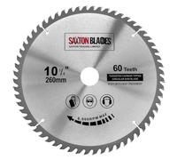 Saxton TCT26060T Lame de scie circulaire TCT Lame de scie à bois 260 mm x 30 mm x 60 dents