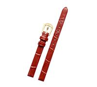SAXTZDS Bracelet de montre en cuir femmes bracelet de montre montres-bracelets Mini bande 6mm 8mm 10mm 12mm 14mm bracelet de montre de petite taille, 8mm