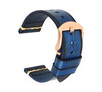 SAXTZDS Bracelet de montre en cuir vintage 18mm 20mm 22mm 24mm bracelet de montre montre pour hommes bande de remplacement accessoires de montre, 24mm
