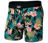 Saxx - Daytripper Boxer Brief Fly - Sous-vêtement synthétique - S - pineapple field / black