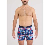 Saxx - Daytripper Comfort Stretch Boxer Brief Fly - Boxer homme Pickle Paddle / Navy Dawn - S