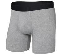 Saxx - Droptemp Cooling Cotton Boxer Brief Fly - Sous-vêtement - XXL - dark grey heather