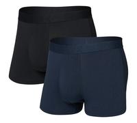 Saxx - Droptemp Cooling Cotton Trunk Fly 2-Pack - Sous-vêtement - XL - dark ink / black
